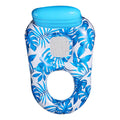 Inflatable Pool Float Adult Water Floating Lounger with Cup Holder
