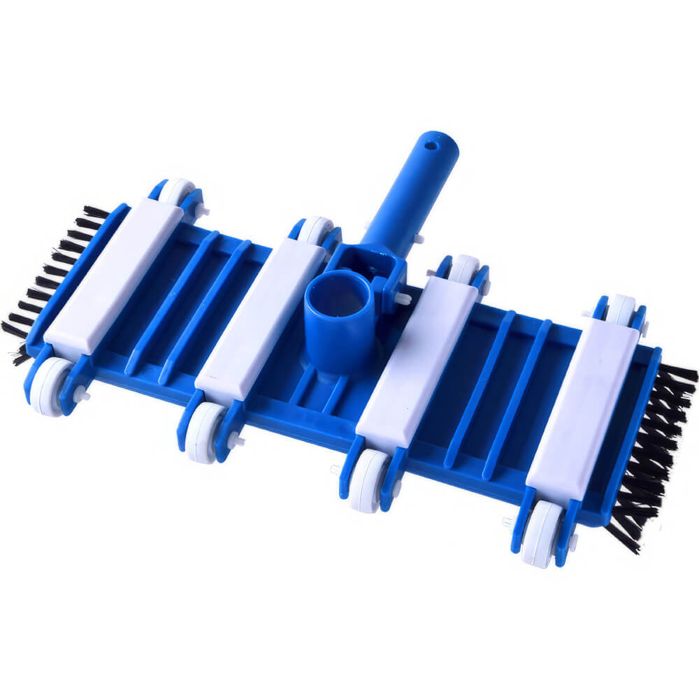 Pool Vacuum Head with Wheels Heavy Duty 14 Inch Pool Vacuum Head with Swivel Handle for Above Ground and Inground Pools