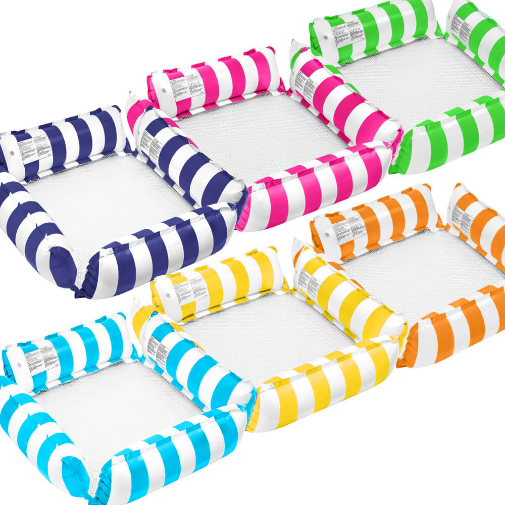 Inflatable Pool Floats Adult 4-in-1 Multi-Purpose Pool Float Rafts Water Hammock