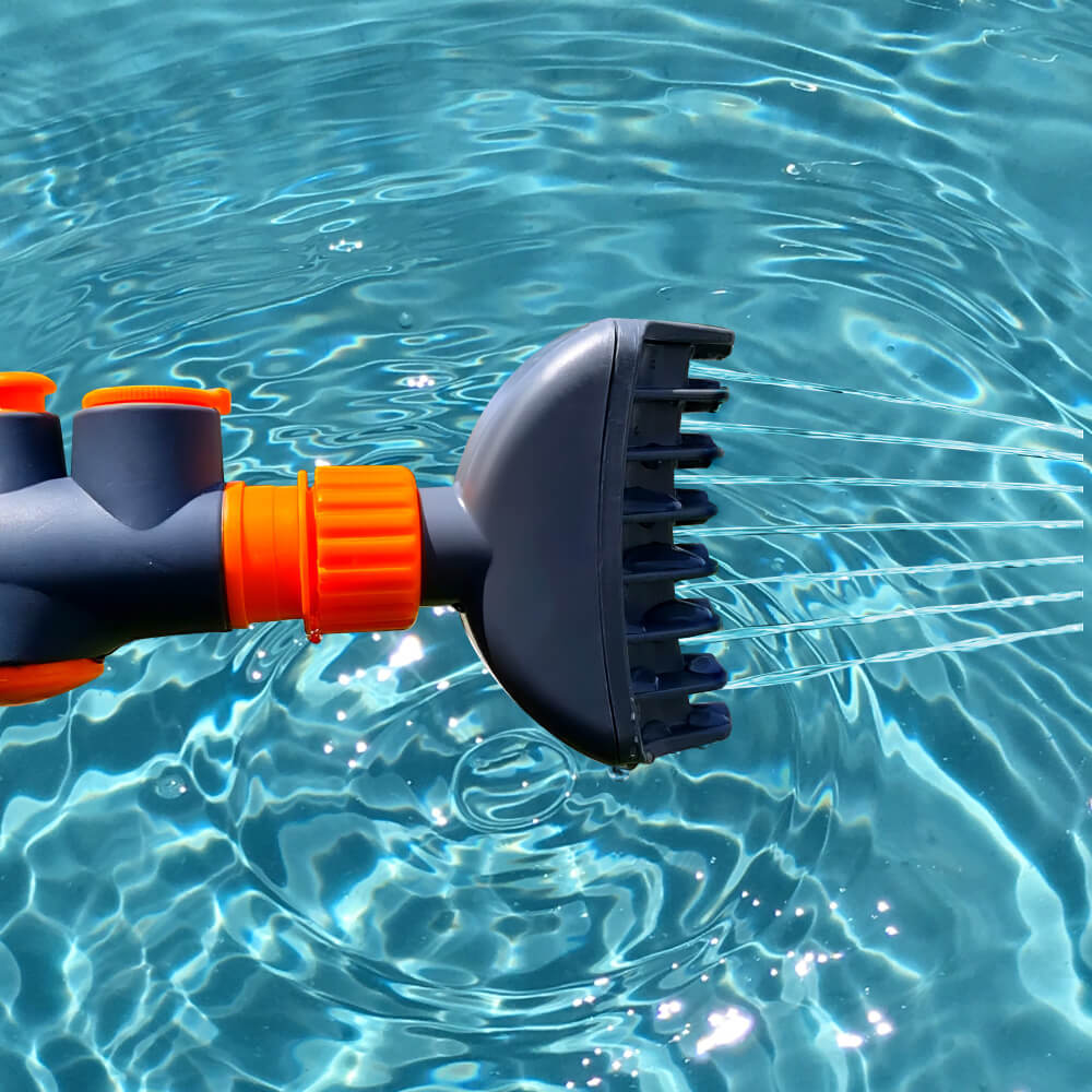 Pool Filter Cartridge Cleaner Tool with 6 Powerful Water Jets Quickly Cleans Filter Dirt