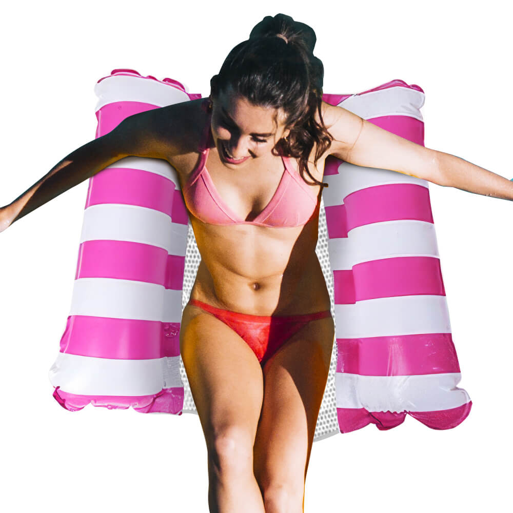 2 Pack Inflatable Pool Floats Hammock 4-in-1 Multi-Purpose Pool Floating Toys