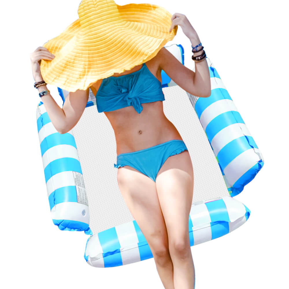 Inflatable Pool Floats Adult 4-in-1 Multi-Purpose Pool Float Rafts Water Hammock