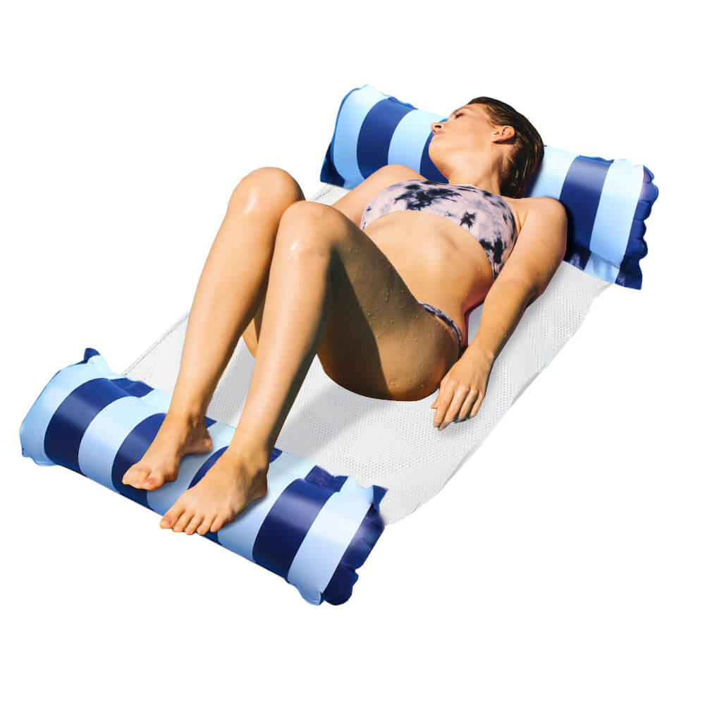 2 Pack Inflatable Pool Floats Hammock 4-in-1 Multi-Purpose Pool Floating Toys