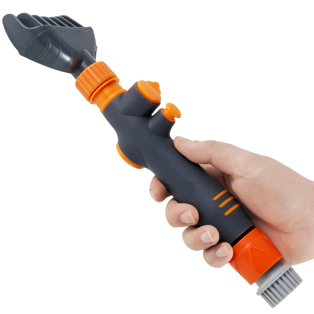Pool Filter Cartridge Cleaner Tool with 6 Powerful Water Jets Quickly Cleans Filter Dirt