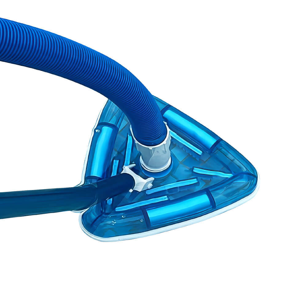 Pool Vacuum Head Bottom Brush Triangular Weighted Transparent Swimming Pool Vacuum